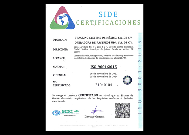 CERTIFICACIÓN